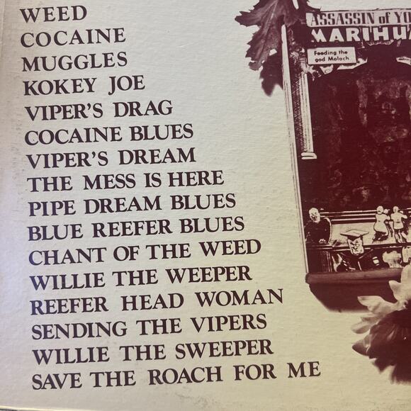 Reefer Madness 1979 Vinyl LP VG+ Ultrasonic Cleaned! Stash Records ST 119! COOL! - Picture 2 of 7